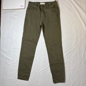 DL1961 Women Olive Green Slouchy Skinny Pants Size 24 (Typical Size 00)